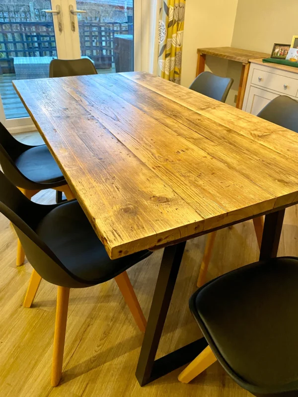 scaffold table black legs