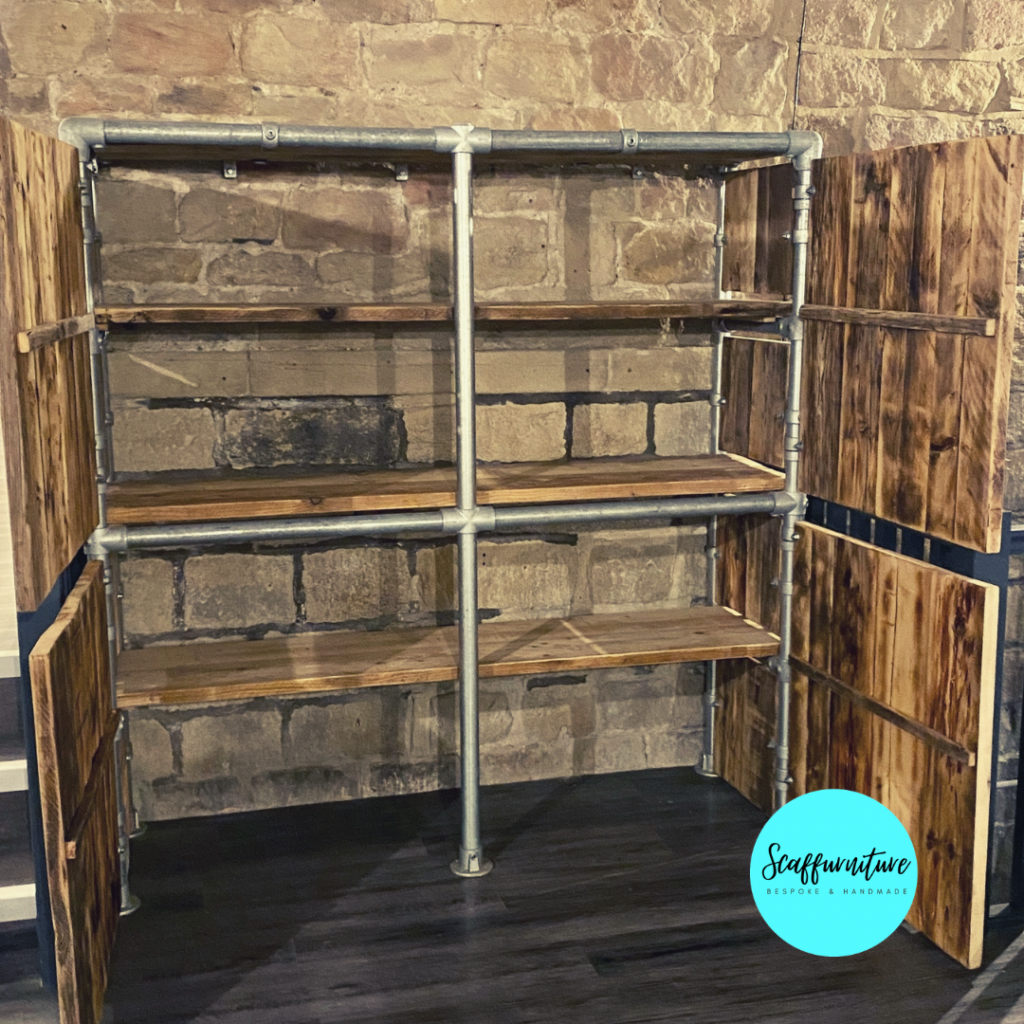 Interior Scaffold Cabinet with 4 shelves 1.8m Scaffold Cabinet